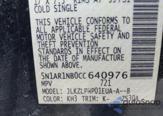 5N1AR1NB0CC640976: 41587603