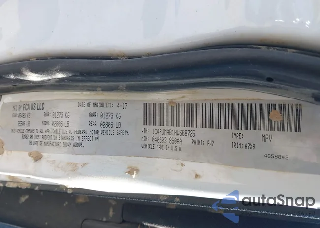 1C4PJMAB1HW668725: 41589425