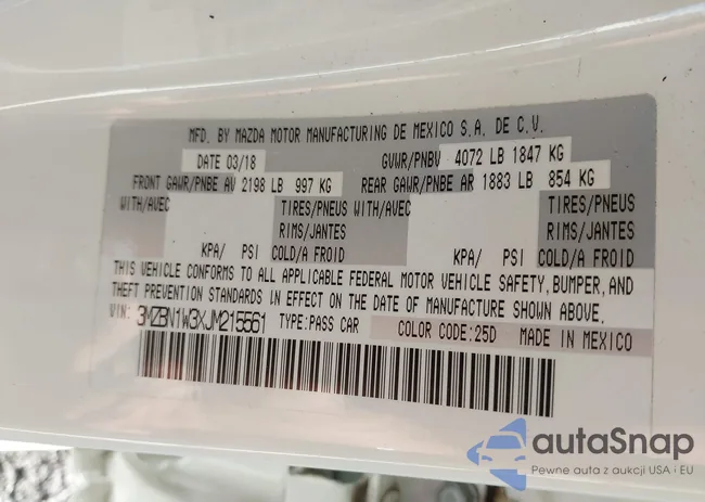 3MZBN1W3XJM215561: 41591009