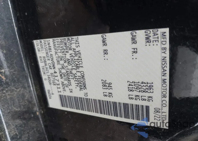 1N4BL4DV0NN417311: 41590534