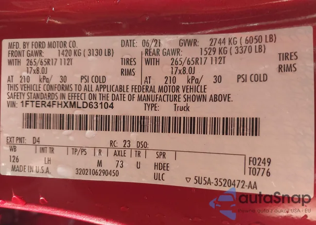 1FTER4FHXMLD63104: 41591903