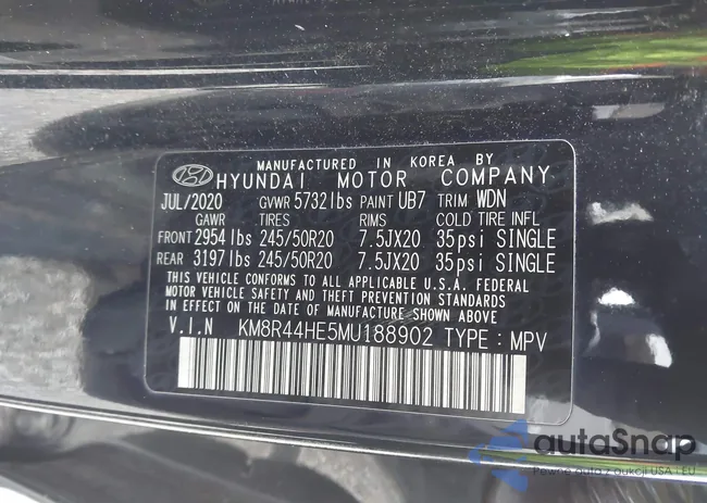 KM8R44HE5MU188902: 41592120