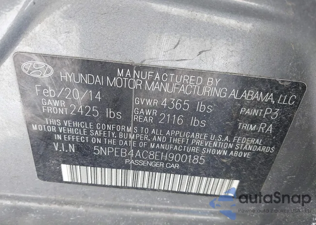 5NPEB4AC8EH900185: 41593189