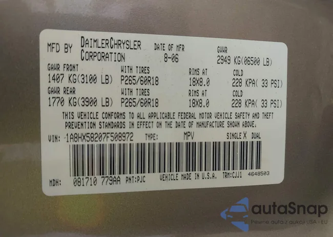 1A8HX58207F508972: 41593379