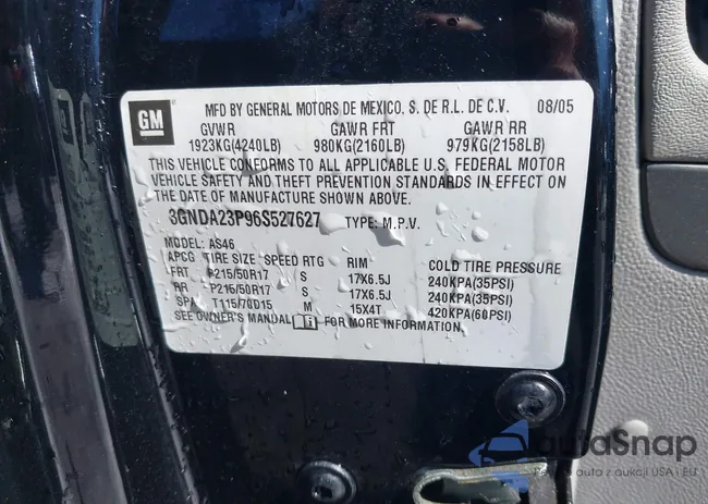 3GNDA23P96S527627: 41593589