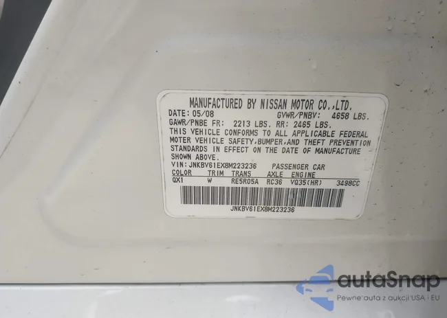 JNKBV61EX8M223236: 41594426