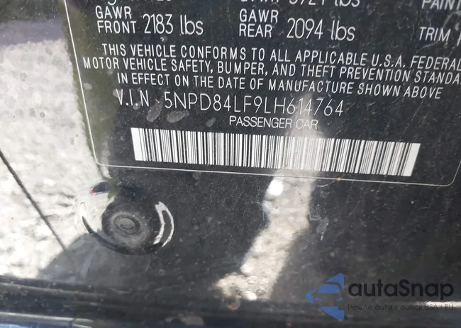 5NPD84LF9LH614764: 41597031