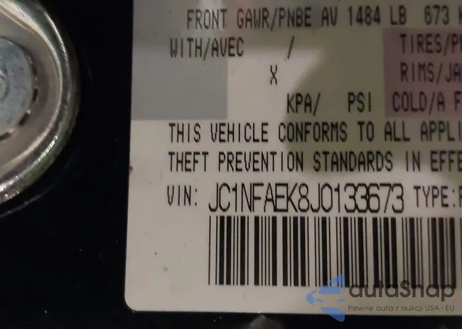 JC1NFAEK8J0133673: 41596589