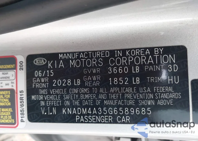 KNADM4A35G6589685: 41601211