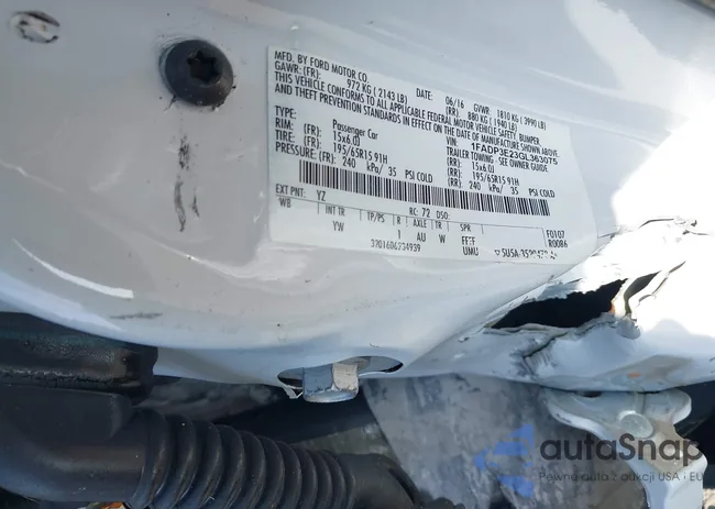 1FADP3E23GL363075: 41601360