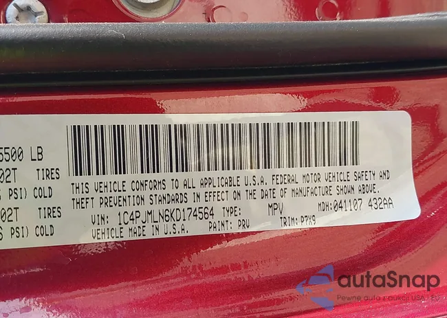 1C4PJMLN6KD174564: 41602798