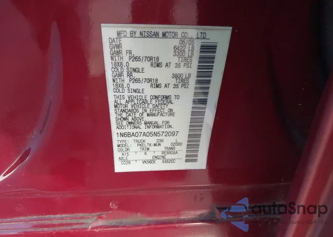 1N6BA07A05N572097: 41602306