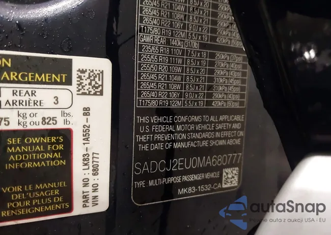 SADCJ2EU0MA680777: 41603953