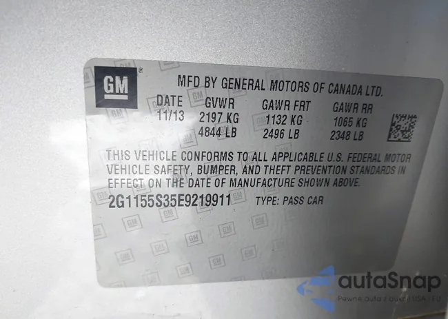 2G1155S35E9219911: 41608831