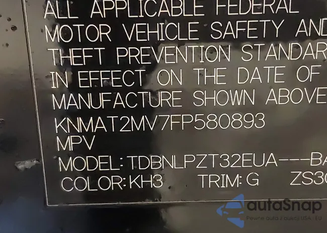 KNMAT2MV7FP580893: 41609899