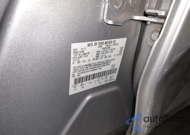 2FMDK3GC1BBB31156: 41612546