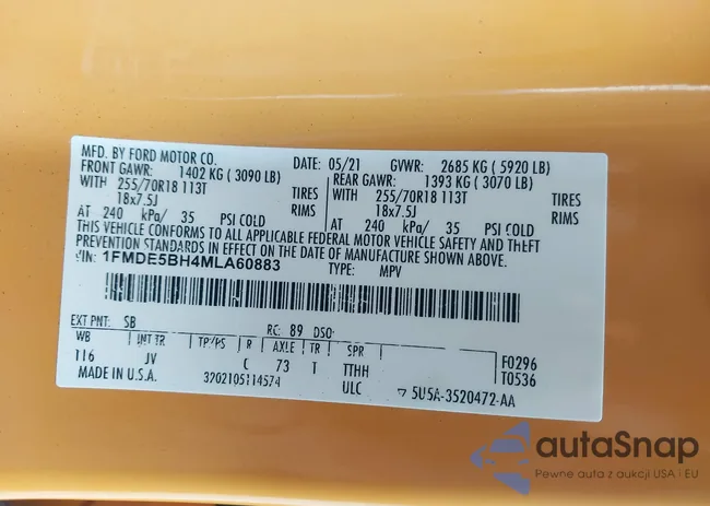 1FMDE5BH4MLA60883: 41614106