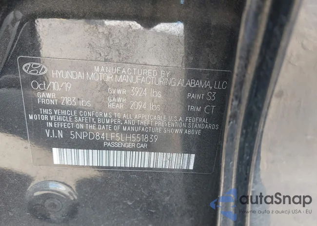 5NPD84LF5LH551839: 41614366