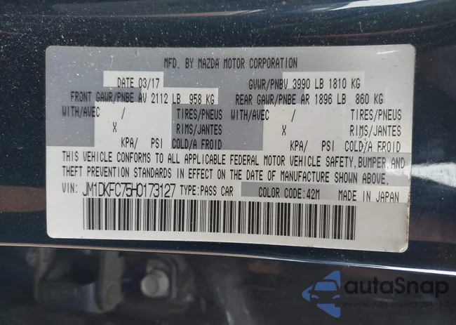 JM1DKFC75H0173127: 41614605