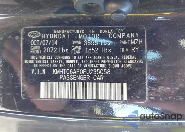 KMHTC6AE0FU235058: 41615731