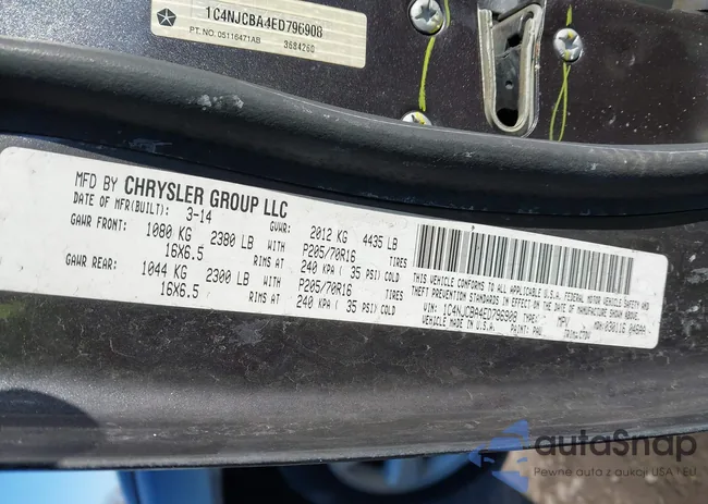 1C4NJCBA4ED796908: 41619181