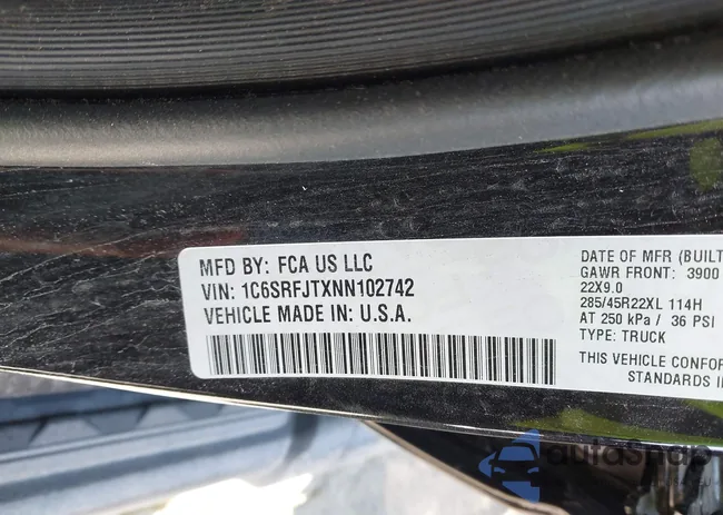 1C6SRFJTXNN102742: 41619331