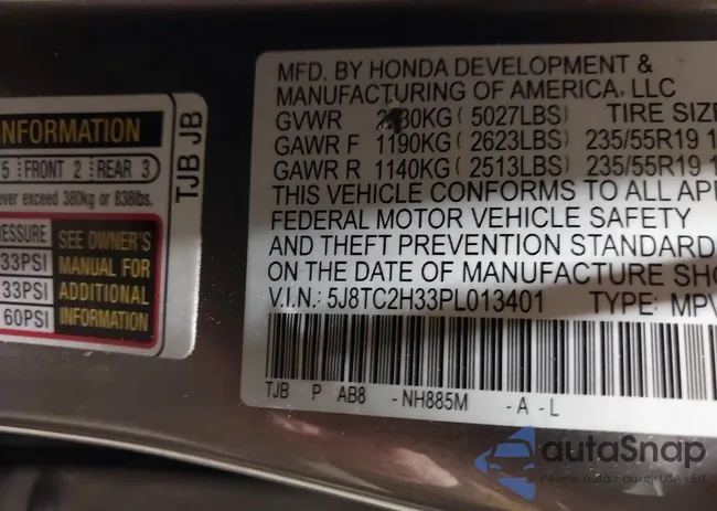 5J8TC2H33PL013401: 41619556