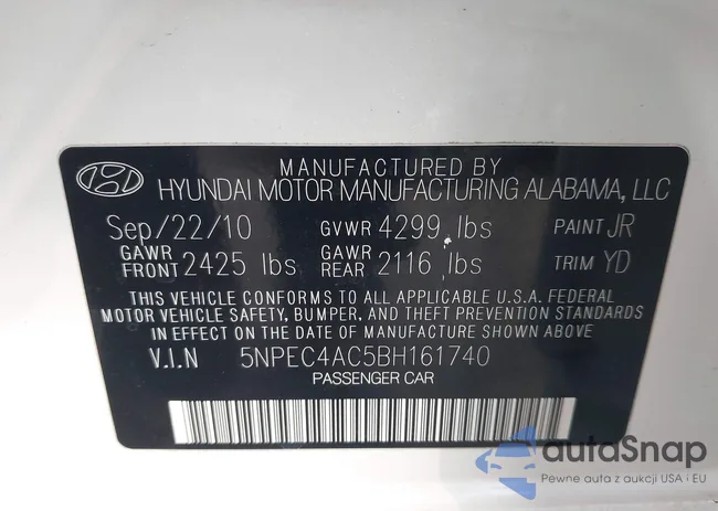 5NPEC4AC5BH161740: 41620351