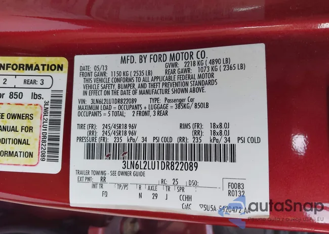 3LN6L2LU1DR822089: 41621924