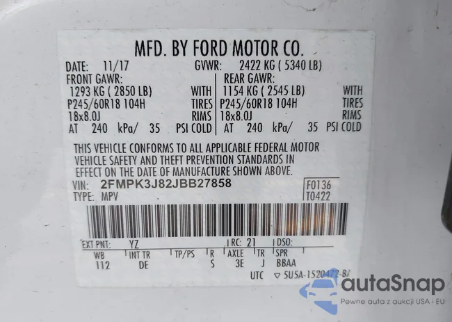 2FMPK3J82JBB27858: 41622098