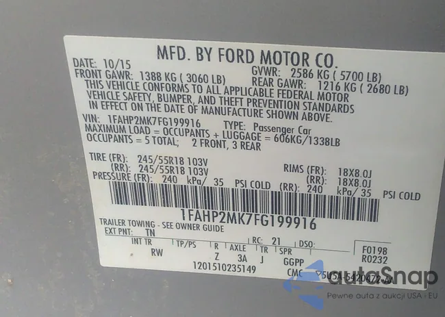 1FAHP2MK7FG19991: 41622167