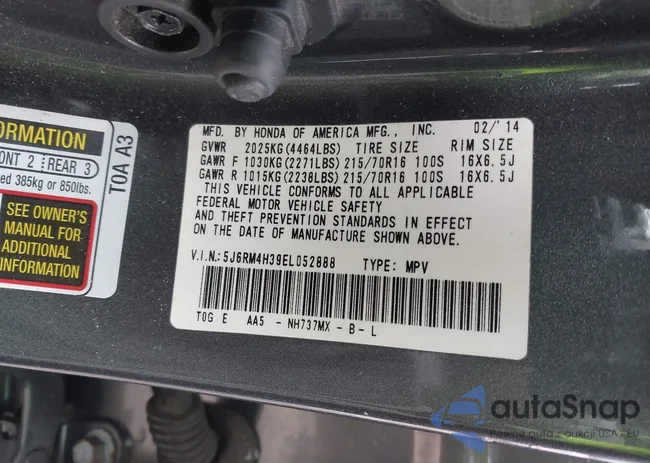 5J6RM4H39EL052888: 41622407