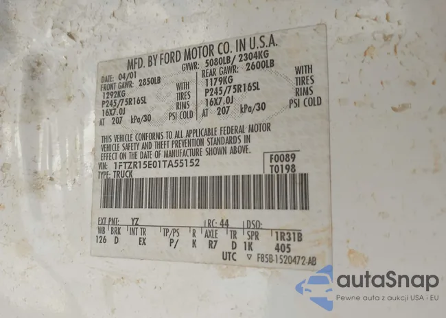 1FTZR15E01TA55152: 41627958