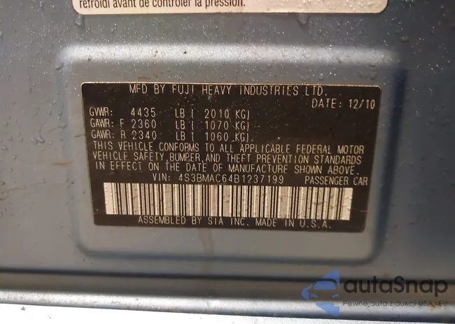 4S3BMAC64B1237199: 41628612