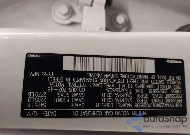 YV4A22RK6J1026996: 41629778