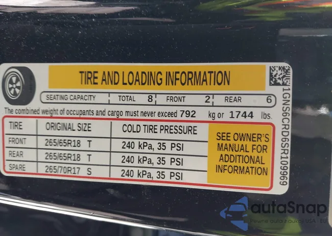 1GNS6CRD6SR109969: 41635486