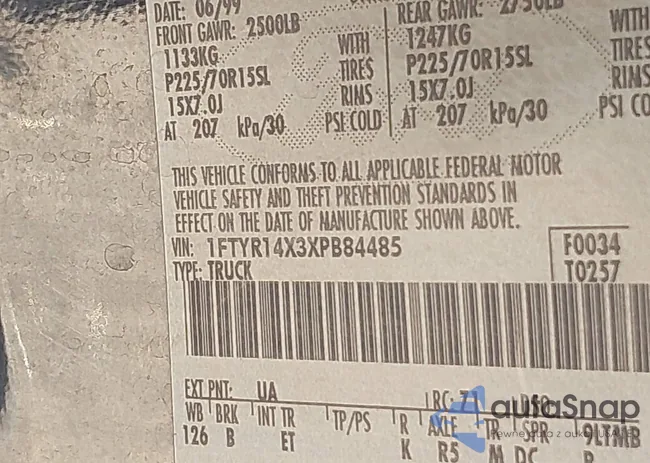 1FTYR14X3XPB84485: 41639932