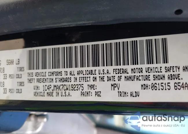 1C4PJMAK7CW192375: 41639506