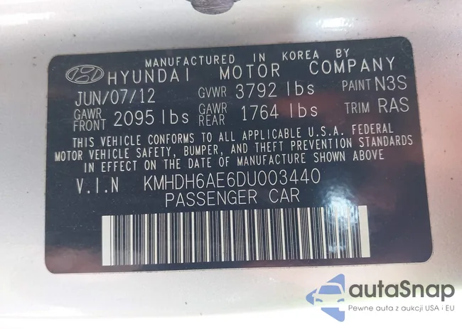 KMHDH6AE6DU003440: 41644864