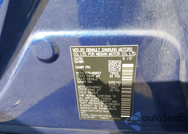 KNMAT2MTXJP527404: 41645158