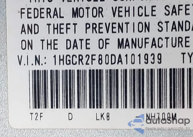 1HGCR2F80DA101939: 41646853