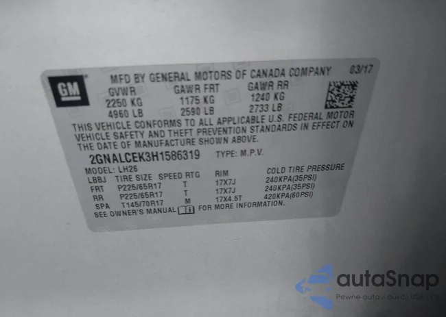 2GNALCEK3H1586319: 41648017