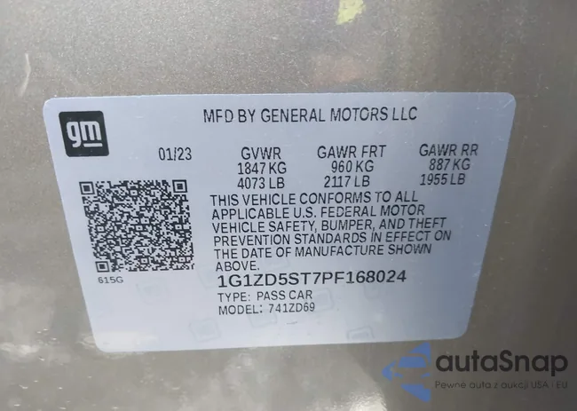 1G1ZD5ST7PF168024: 41648108