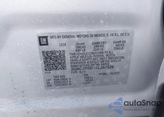 3GNCJPSB7KL257526: 41649648