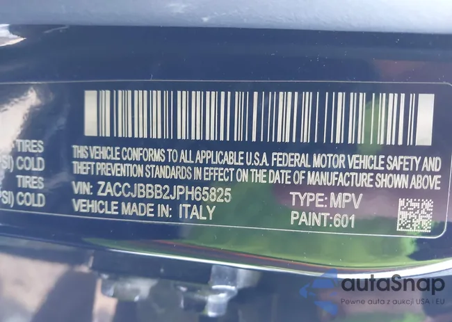 ZACCJBBB2JPH65825: 41649685