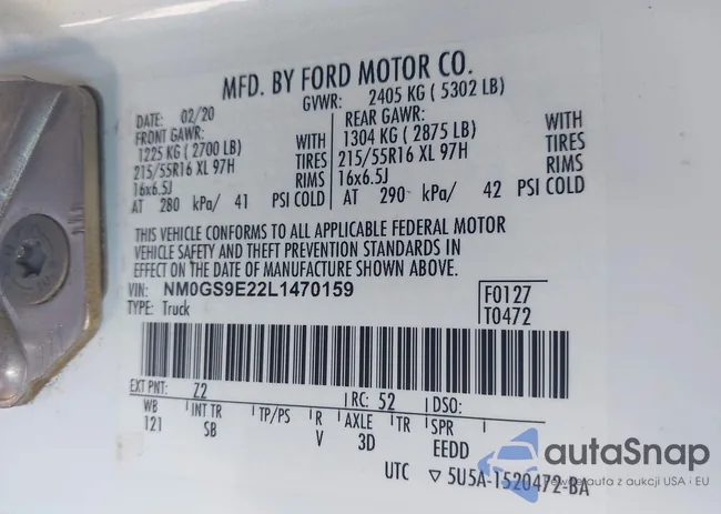 NM0GS9E22L1470159: 41650348