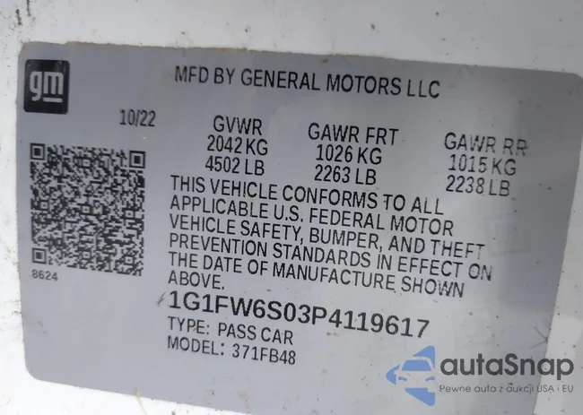 1G1FW6S03P4119617: 41652717