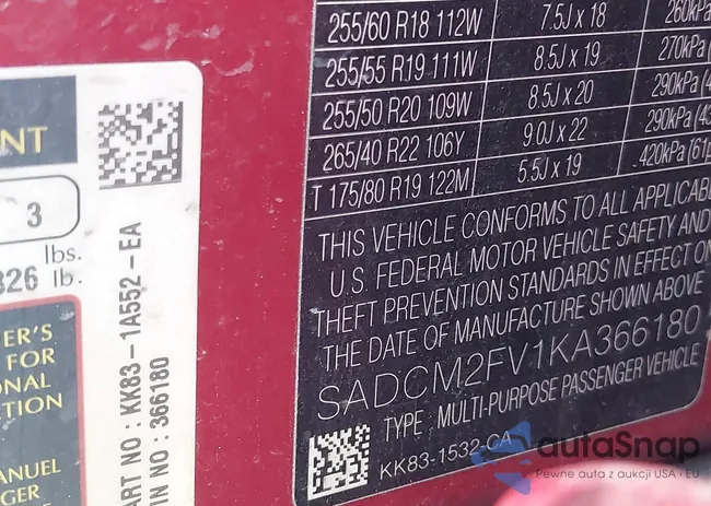 SADCM2FV1KA366180: 41652889