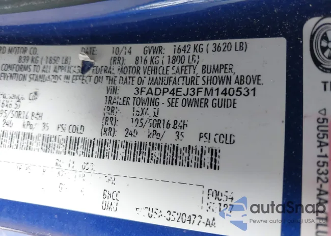 3FADP4EJ3FM140531: 41654022