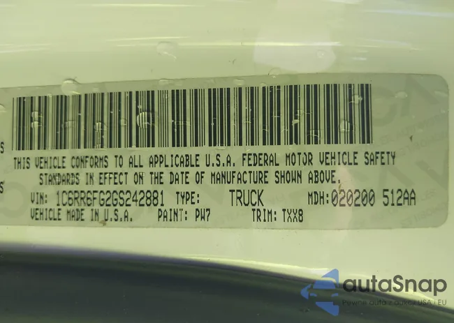 1C6RR6FG2GS242881: 41657054